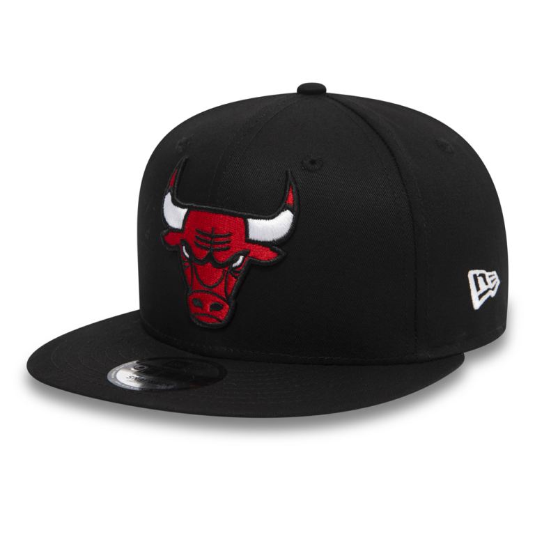 Gorras New Era 9fifty Negros - Chicago Bulls Logo 23657HPFQ